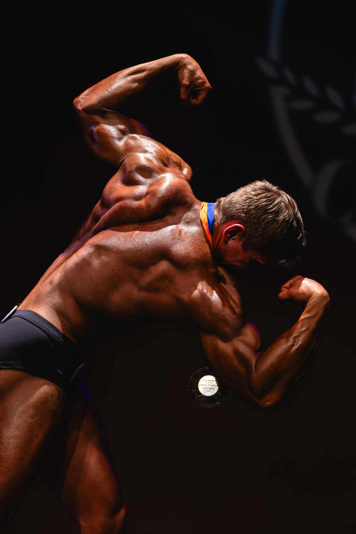 JHKFIT client on stage at the Illini Barbell Classic